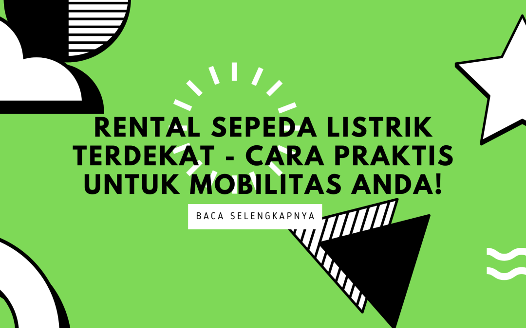 rental sepeda listrik terdekat